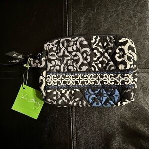 Vera Bradley Canterberry Cobalt Lined Cosmetic Bag Retired Pattern NWT